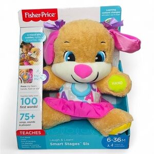 Fisher-Price Smart Stages Sis - Pink and Brown 6-36 Months